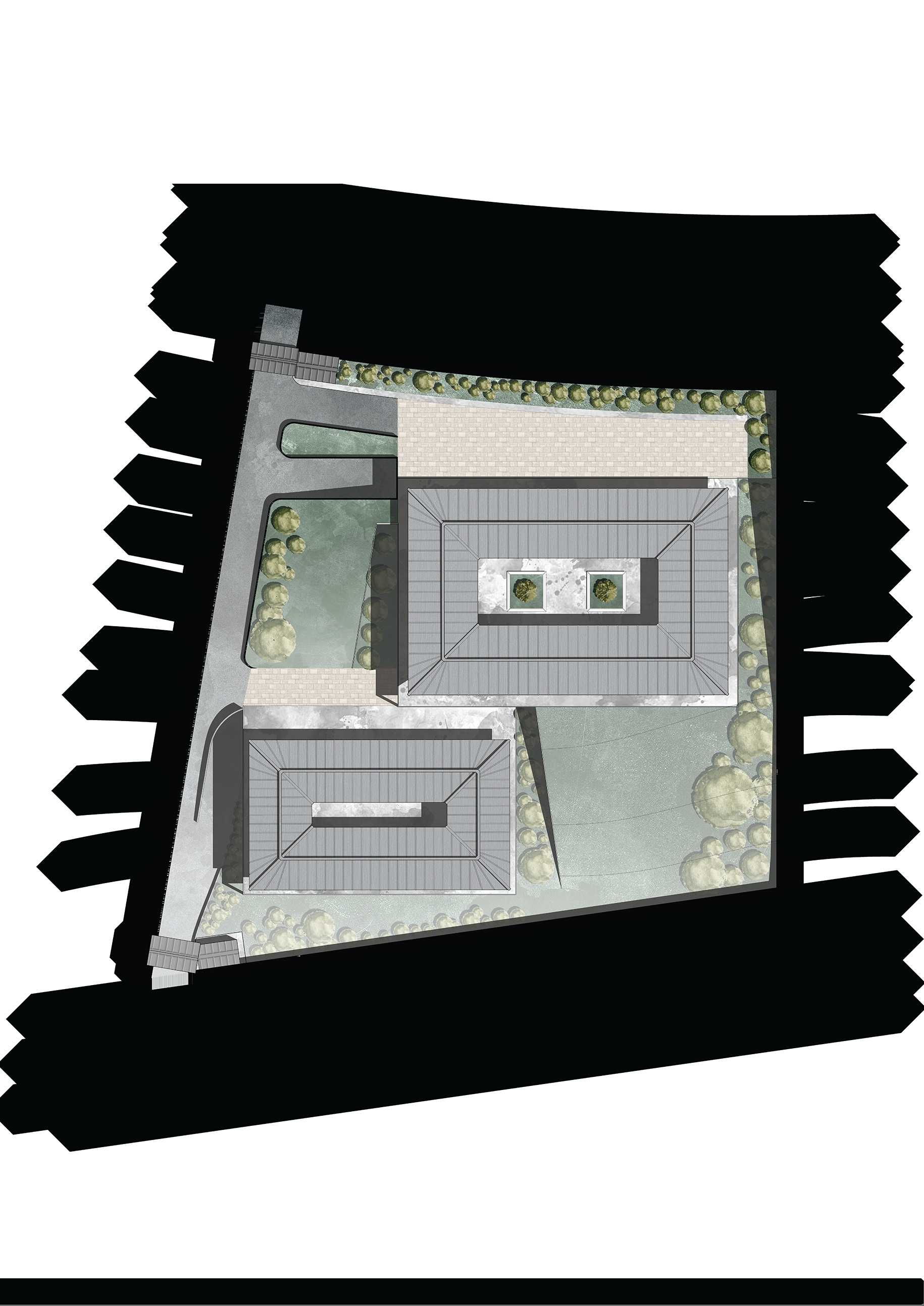 1:500 Scale Roof Plan