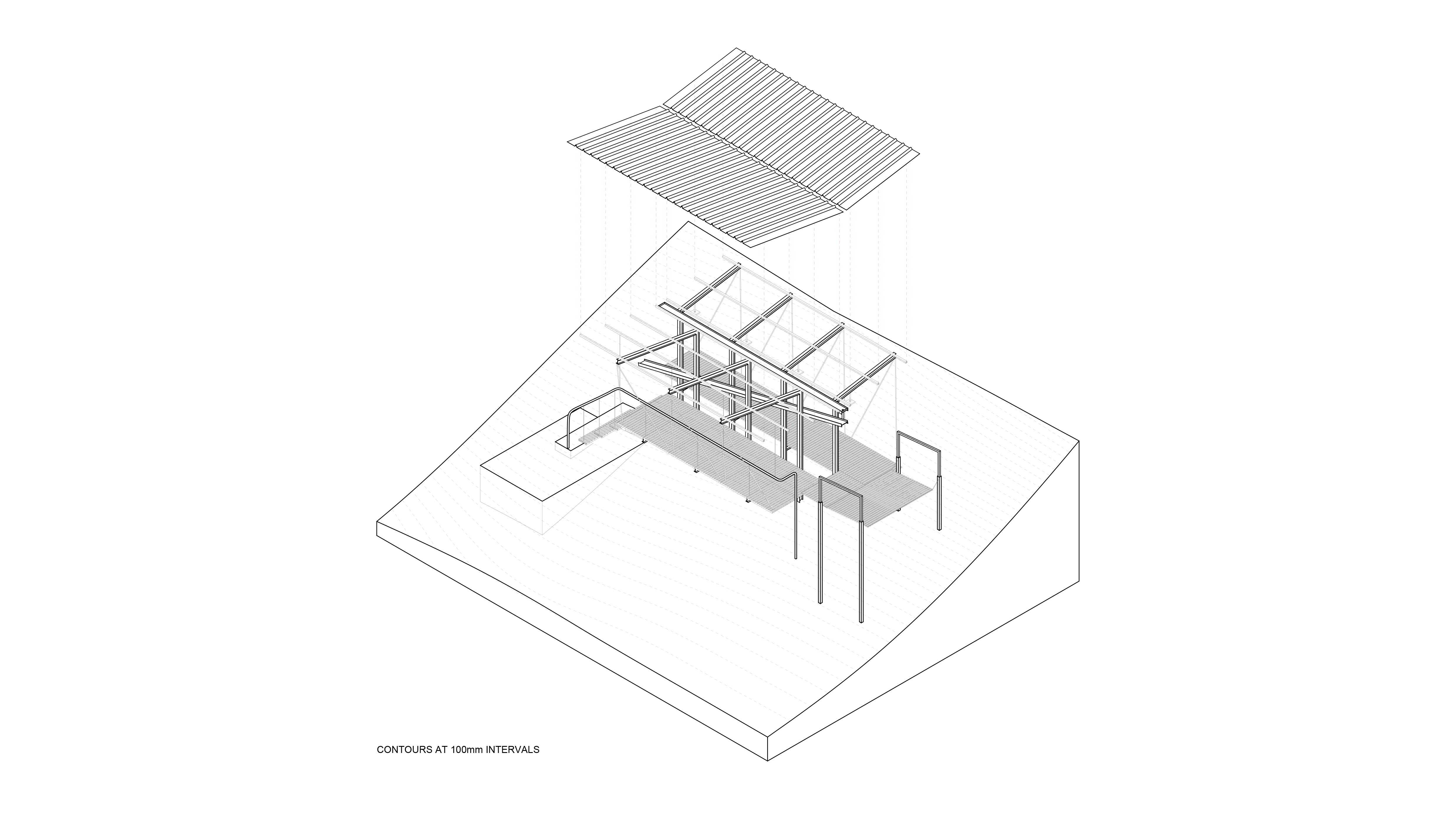 Isometric Projection of the Shelter