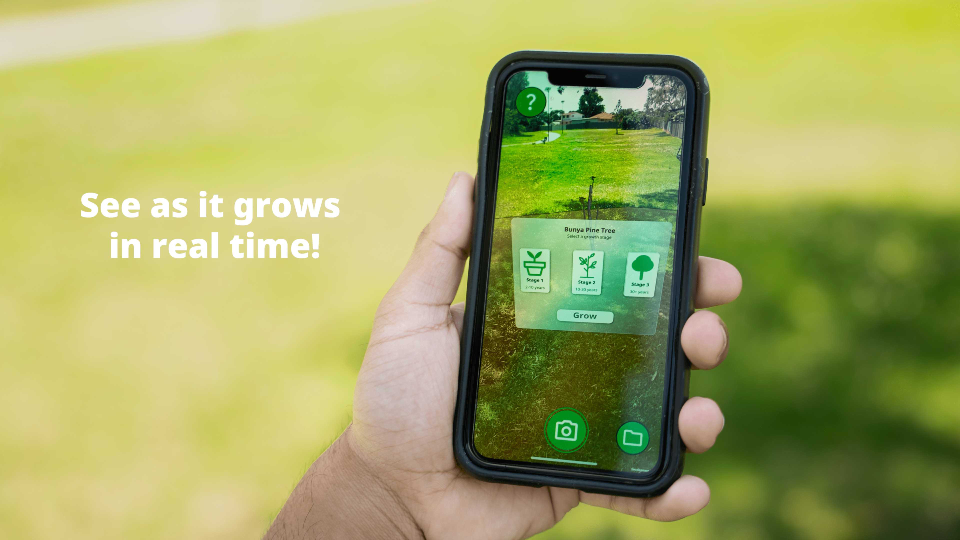 Experience each stage of growth in real time with Sprout’s AR technology