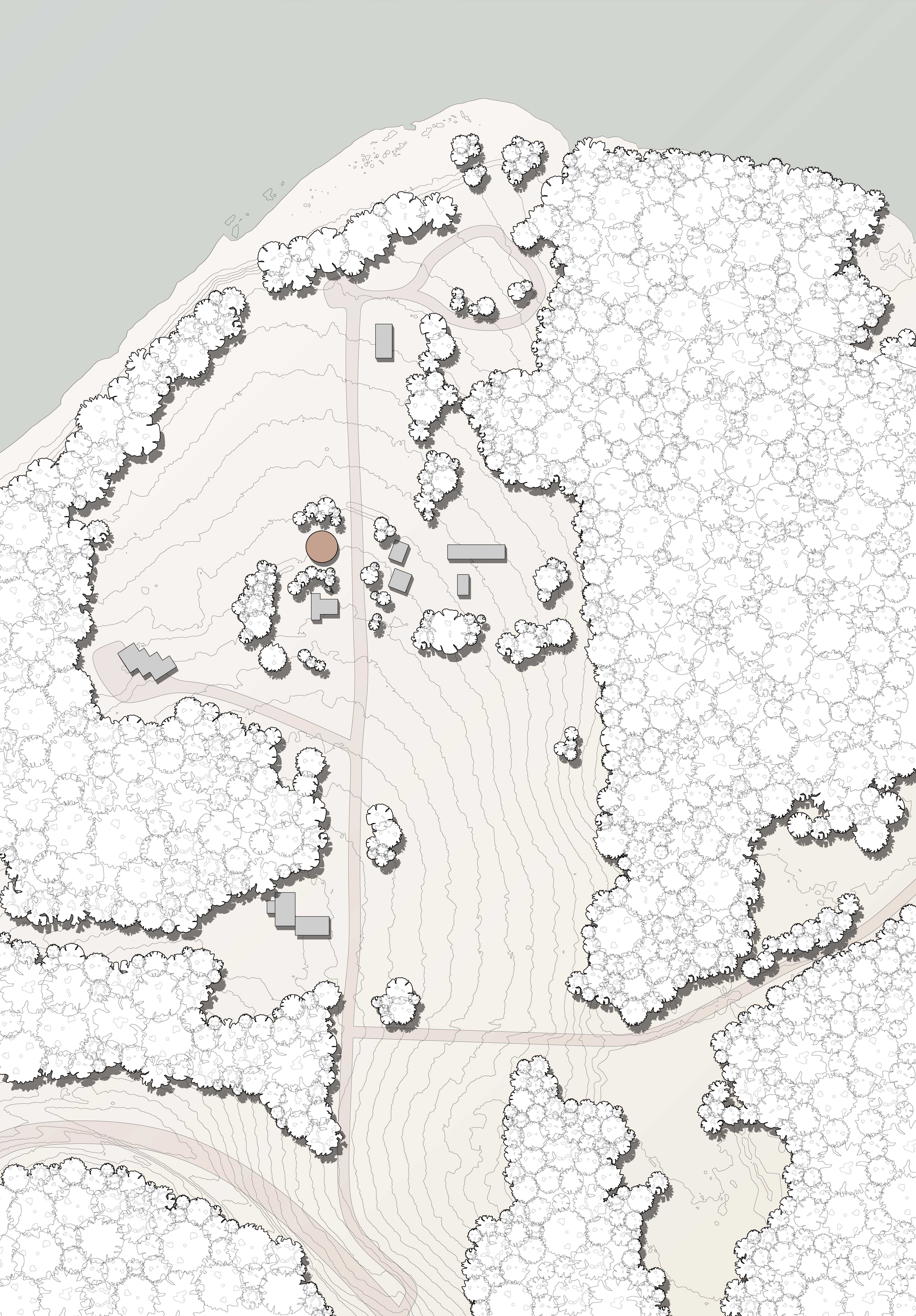 Site Plan

Tessellate locates itself within close proximity to the various other structures on the site to formulate a entry hub for visitors. 