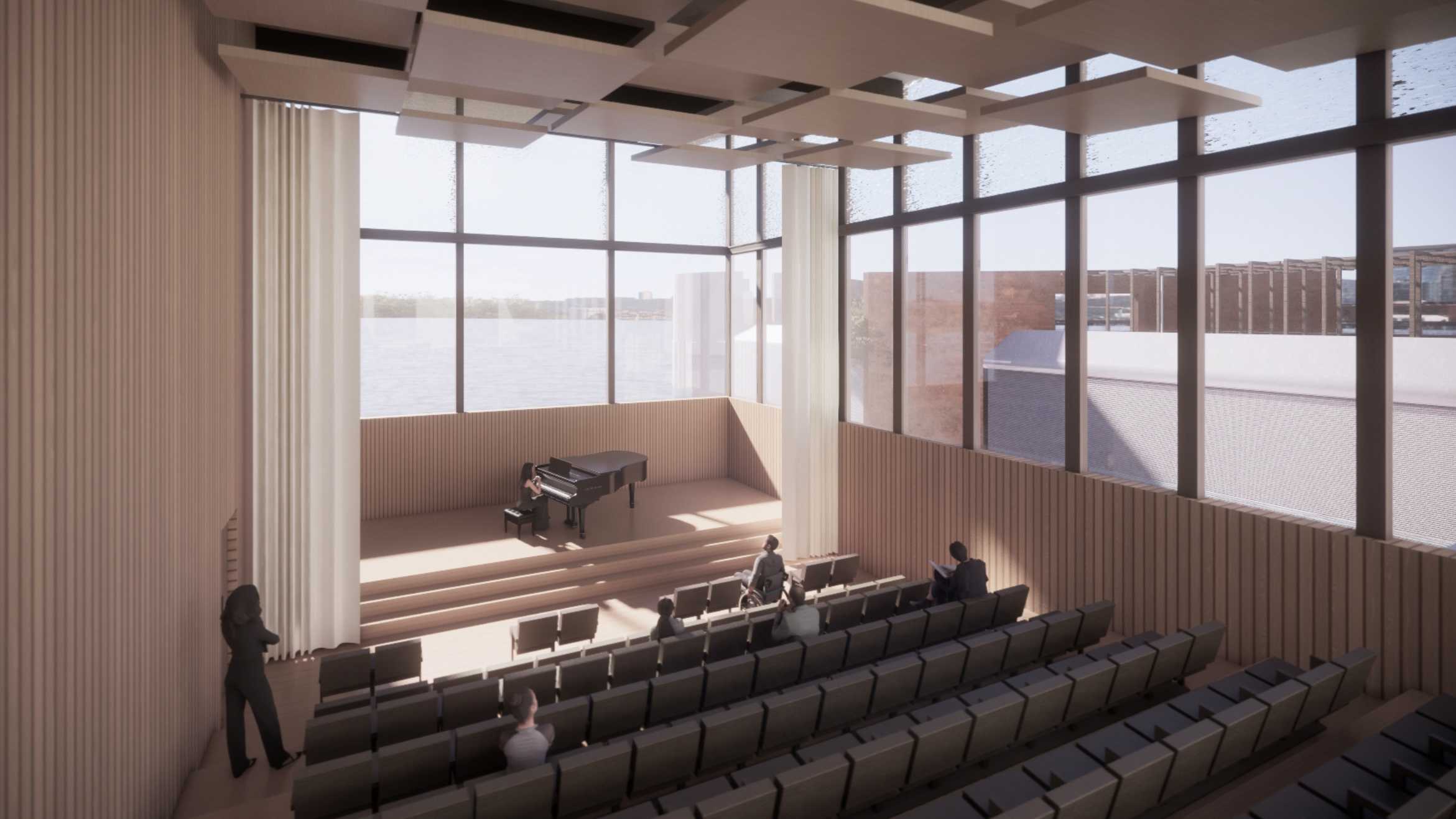 Visualisation of the Recital Hall 