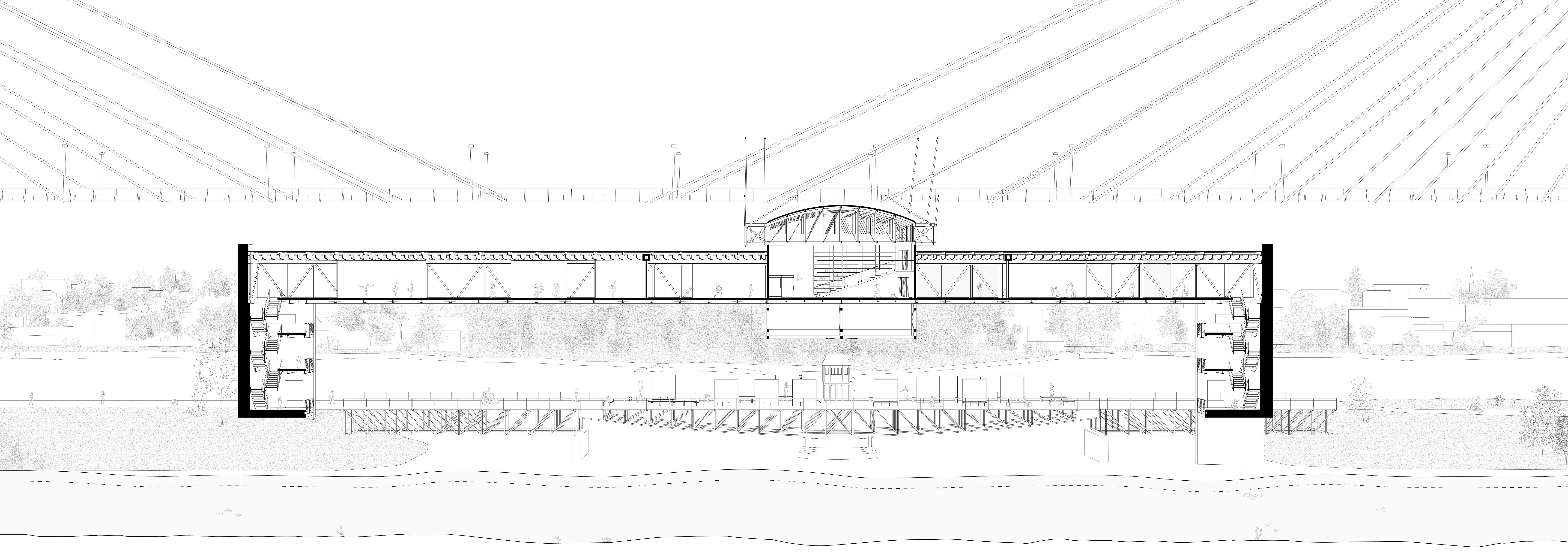 Sectional Perspective Drawing 1