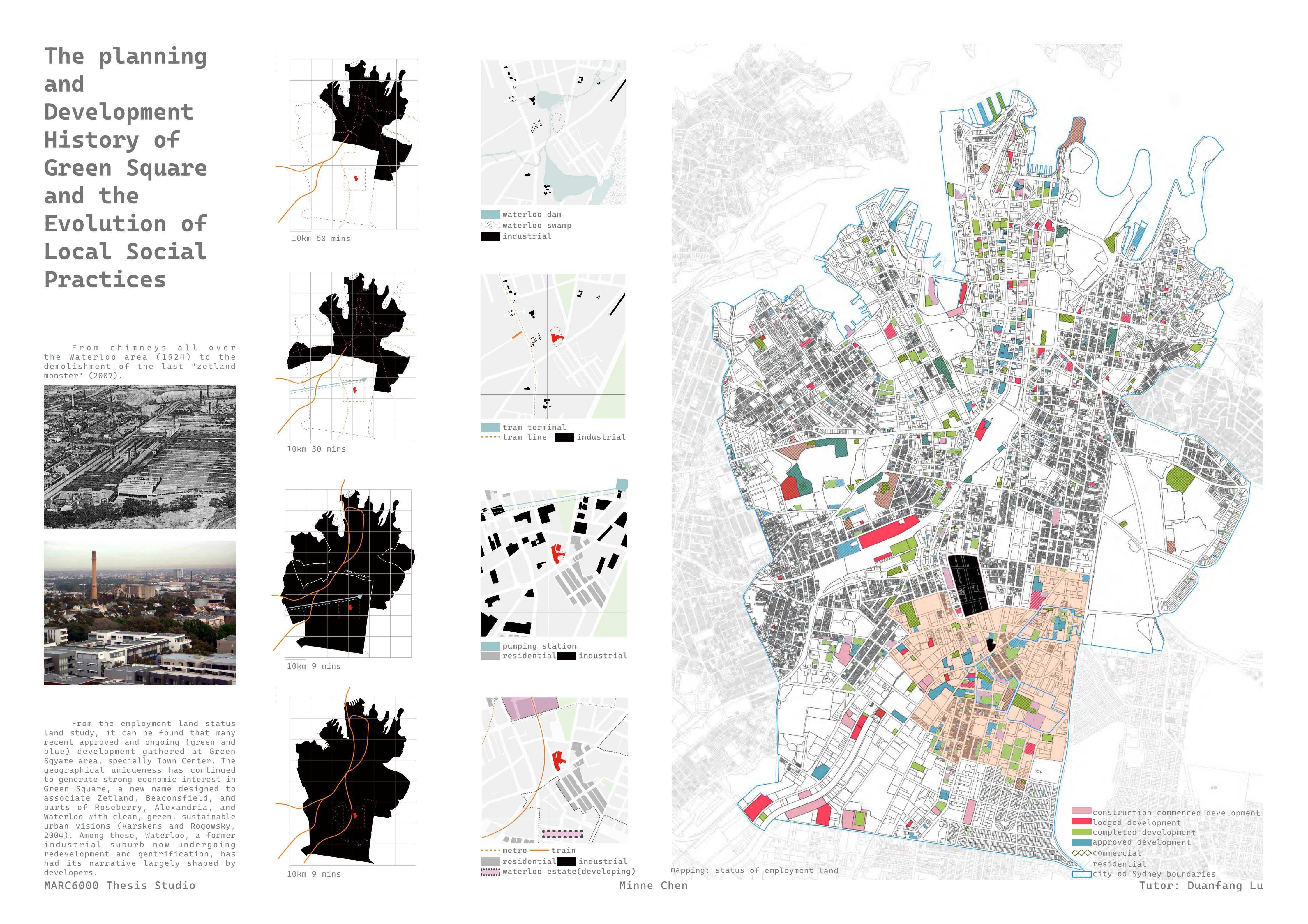 The planning and Development History of Green Square and the Evolution of Local Social Practices 