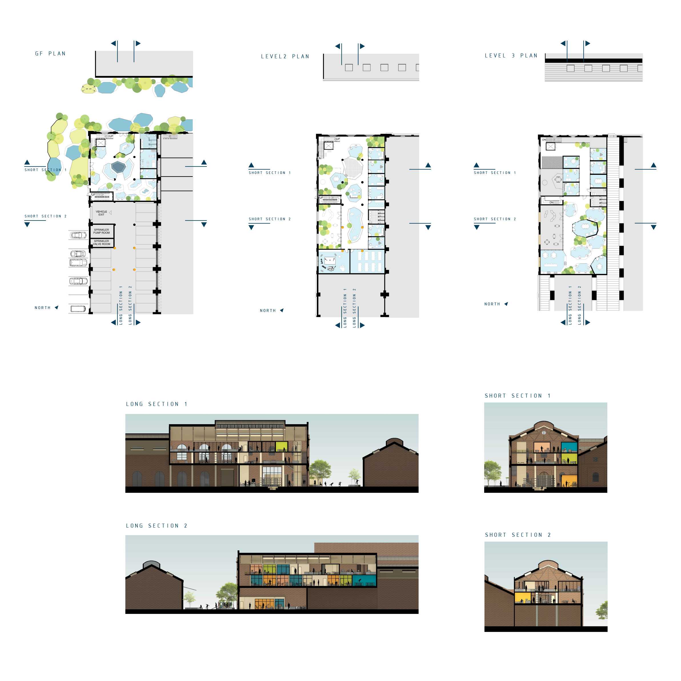 Floorplans + Sections