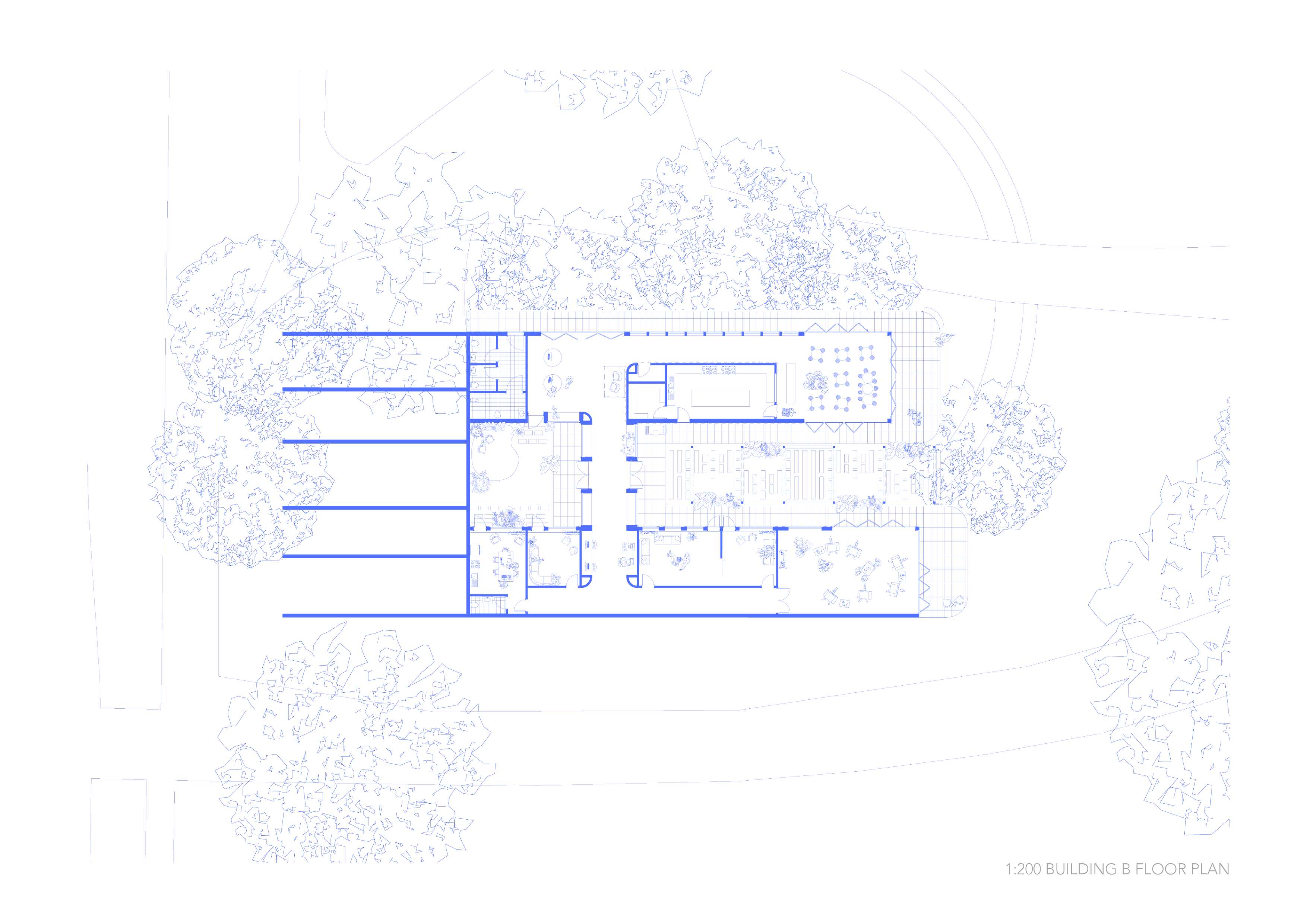 A Place for All: 1:200 Building B Floor Plan