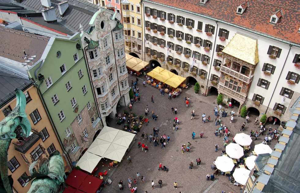 Images illustrating the level of density in Innsbruck (Source: AFAR)