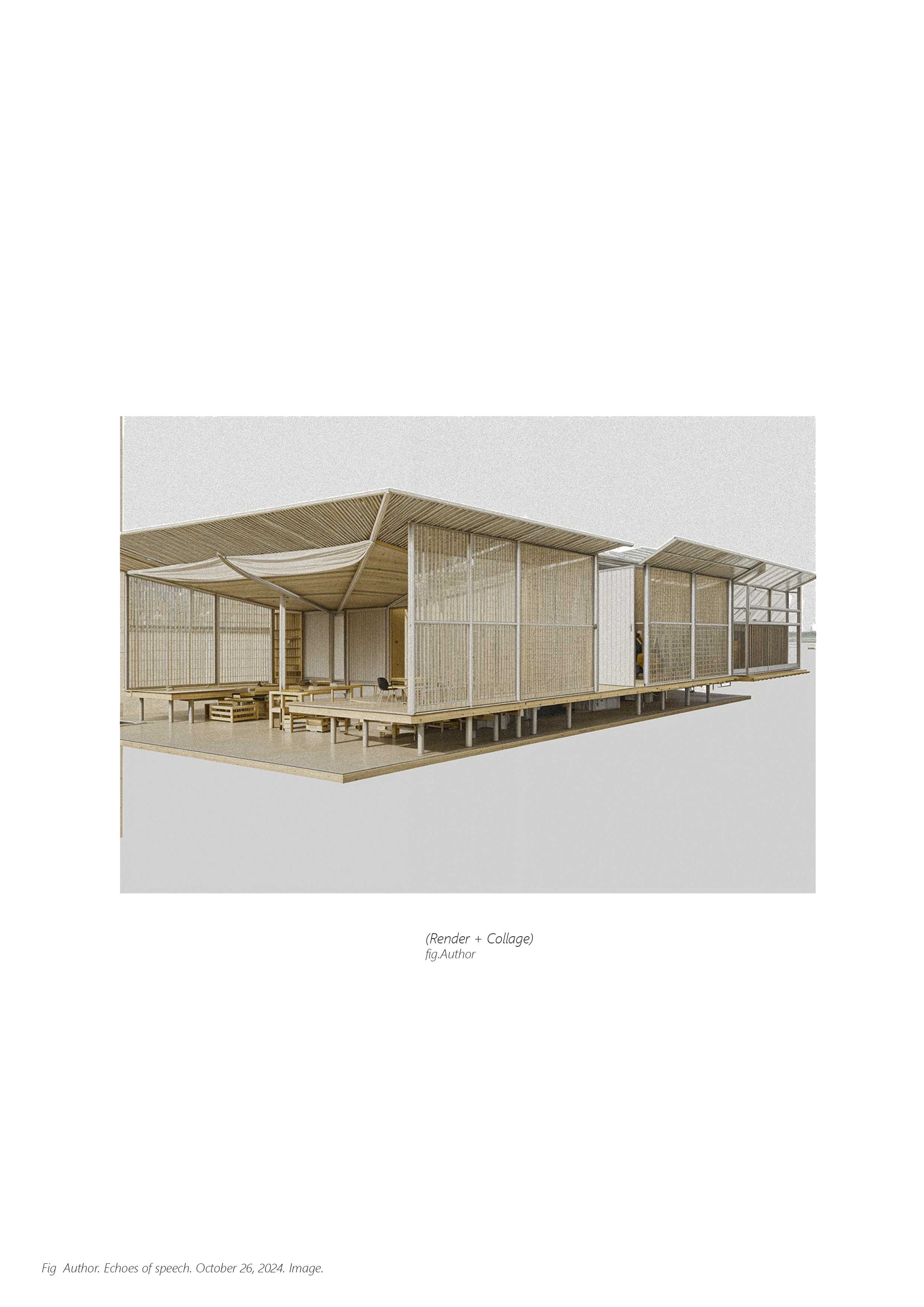 The temporary pavilions proposed for Taman Fatahillah are designed to act not as static monuments, flexible spaces where citizens can engage with history, fostering collective identity rooted in struggle for independence. 