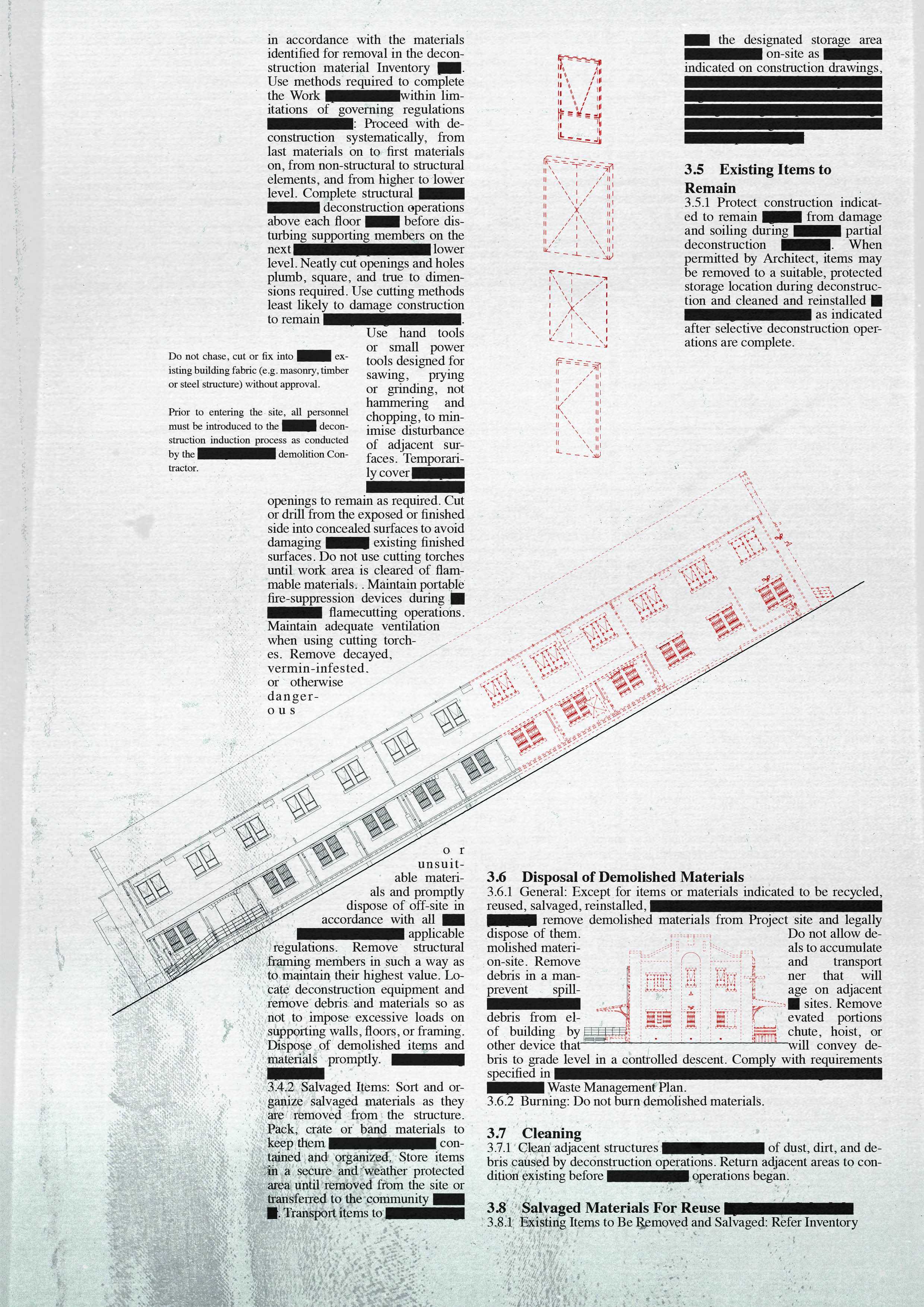 Deconstruction Specification and Methodology, detail.