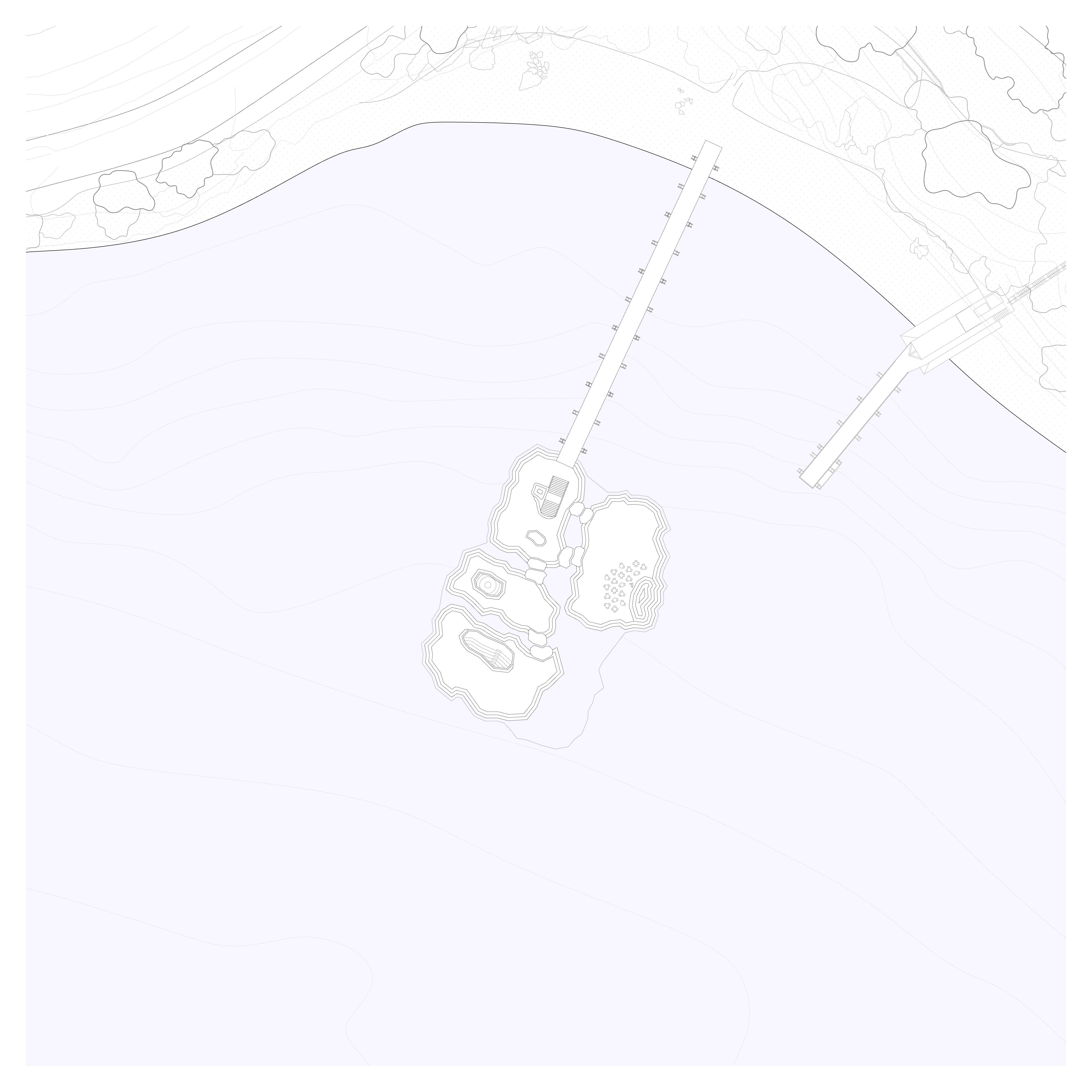 The Island of Four site plan