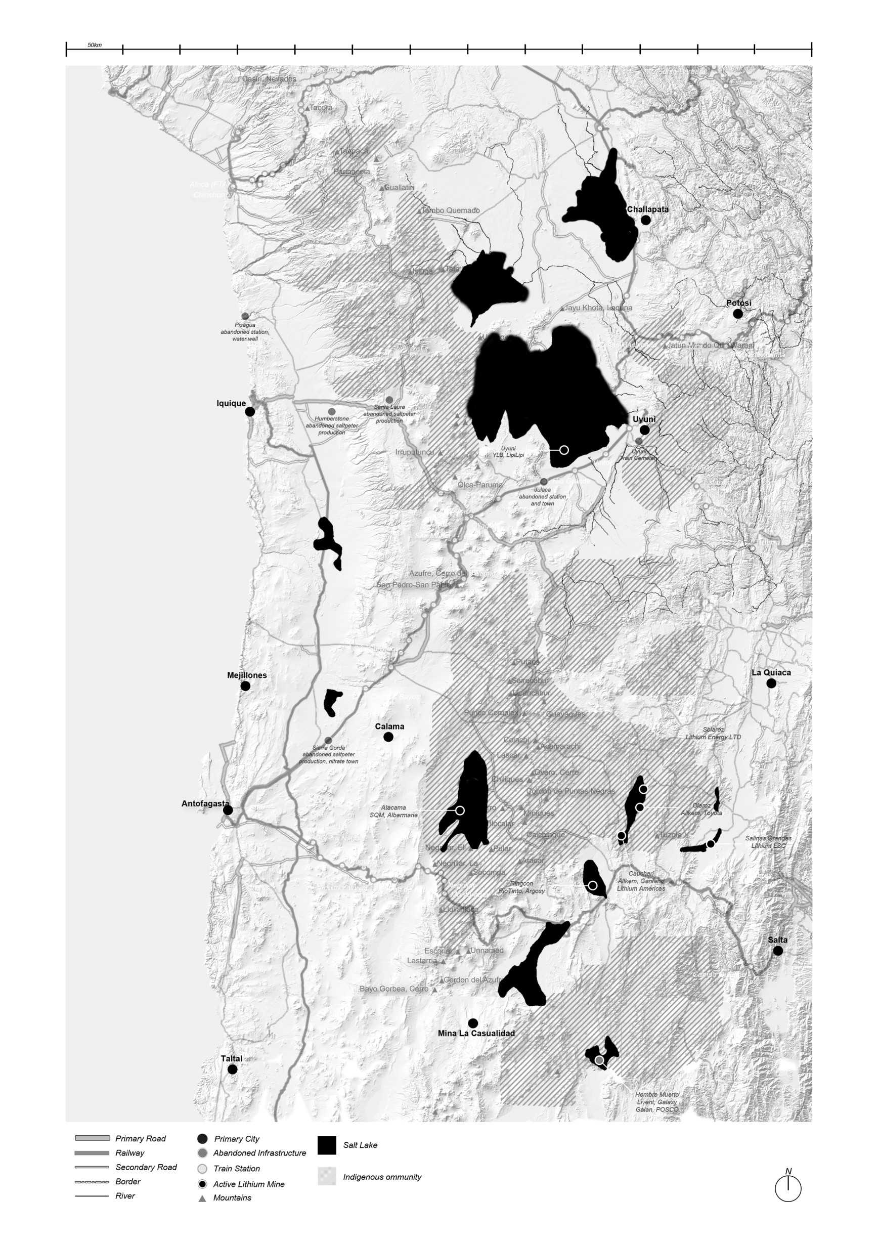 Lithium Triangle Site Context Plan