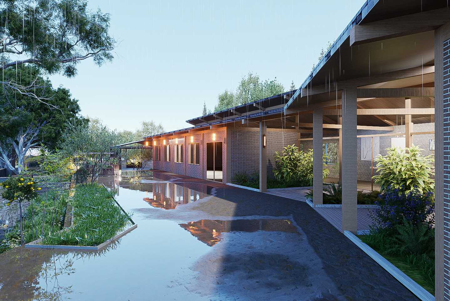 First Level entrance space