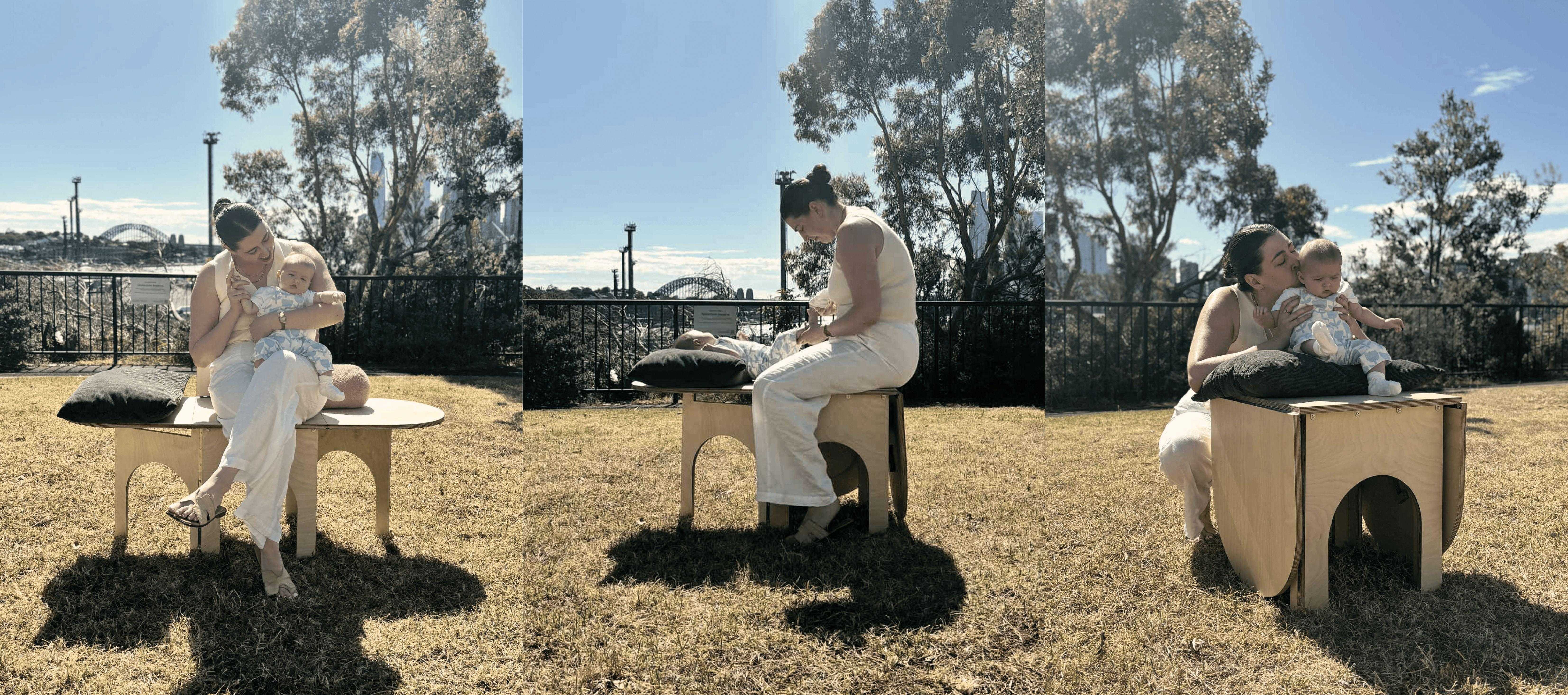 photograph of chair/bench/stool model

the furniture are apparatus within the architecture, a network of objects that respond to an inhabitant in different modes, in fixture and in flux(ture).