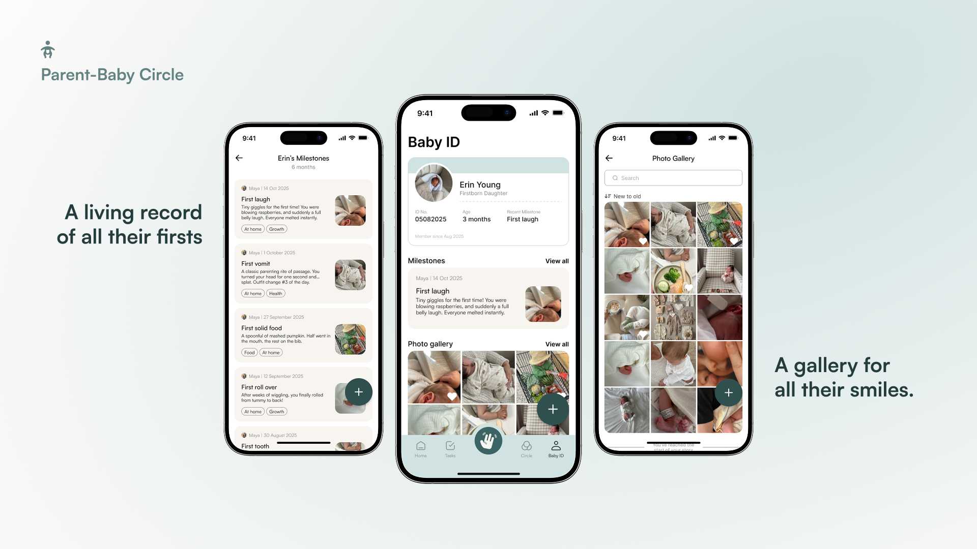 Understanding how quickly memories fade, our Baby ID feature offers a private space for parents to capture milestones and photos, creating a living record of their child's everyday growth.