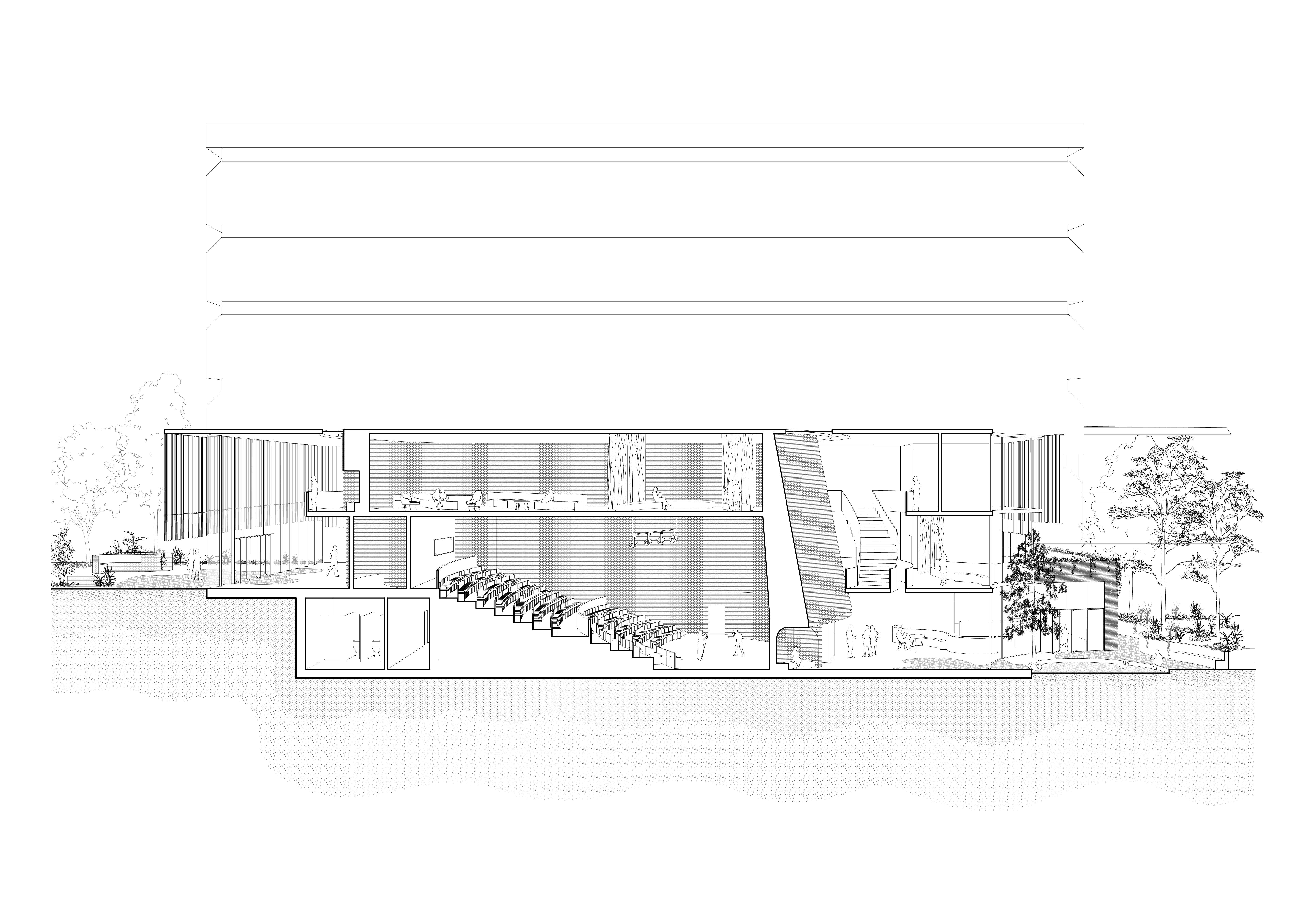 Sectional perspective