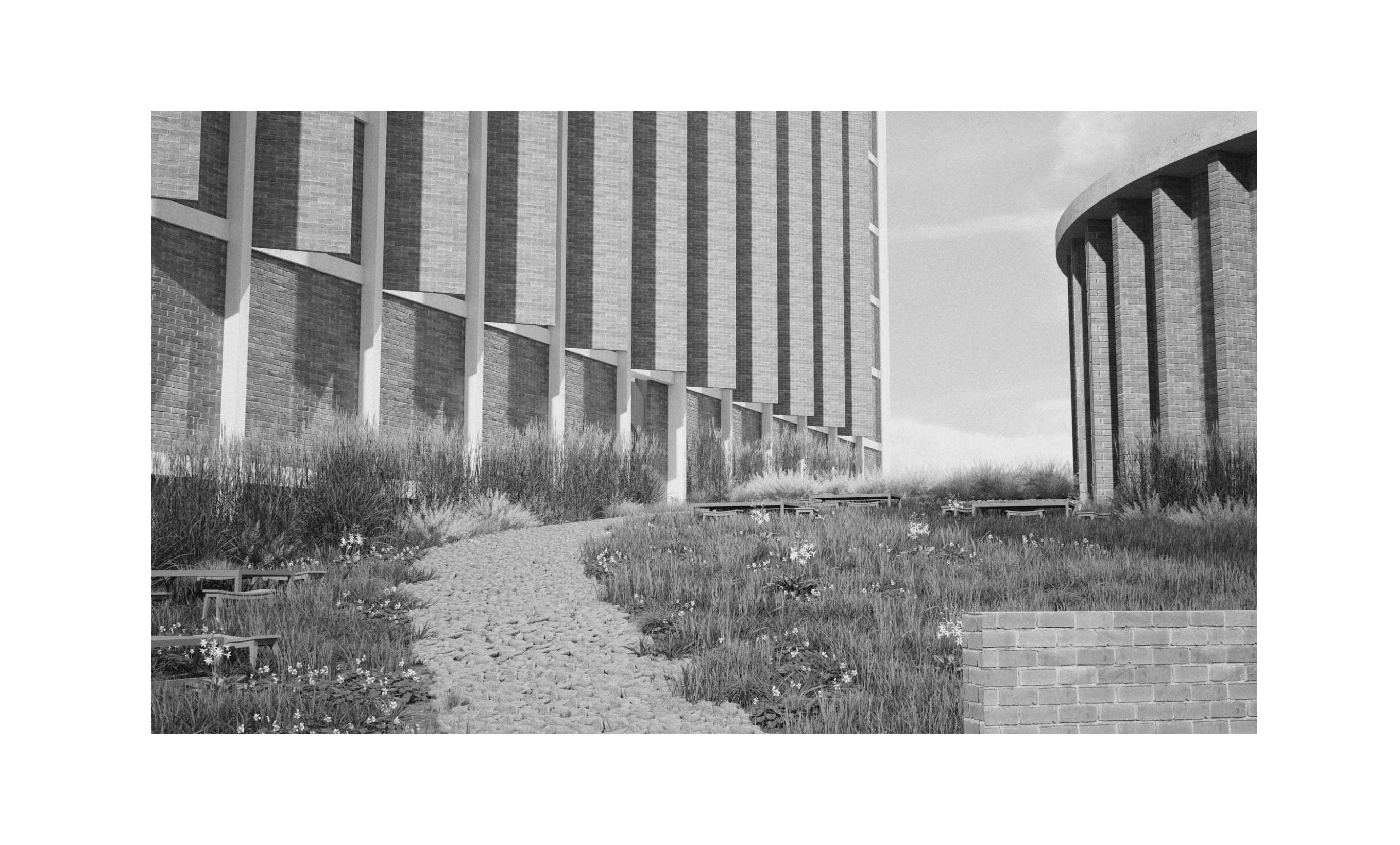 New Entry Sequence through Rear of Site