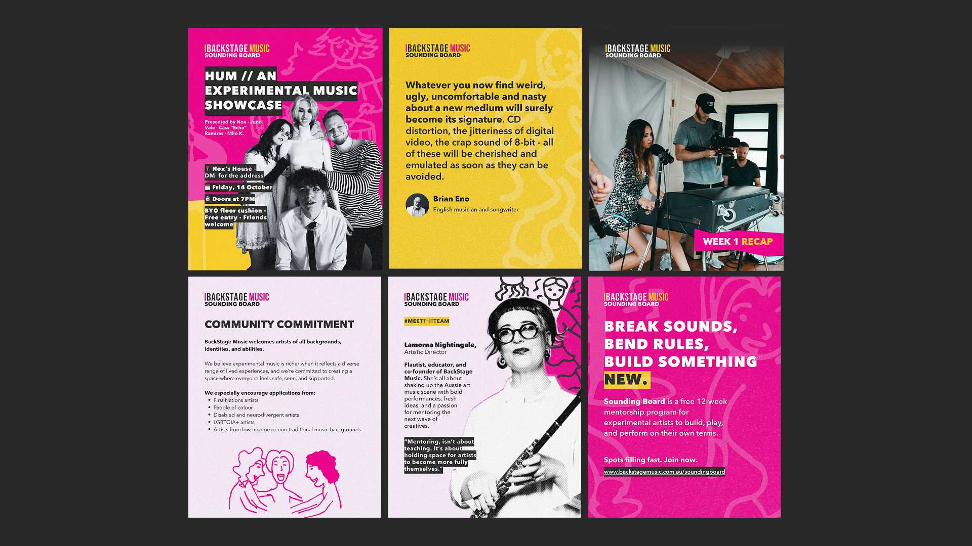 A collection of ready-to-use Canva templates—including social media posts and posters—makes it easy to promote the program creatively and consistently, helping attract mentees across multiple channels.
