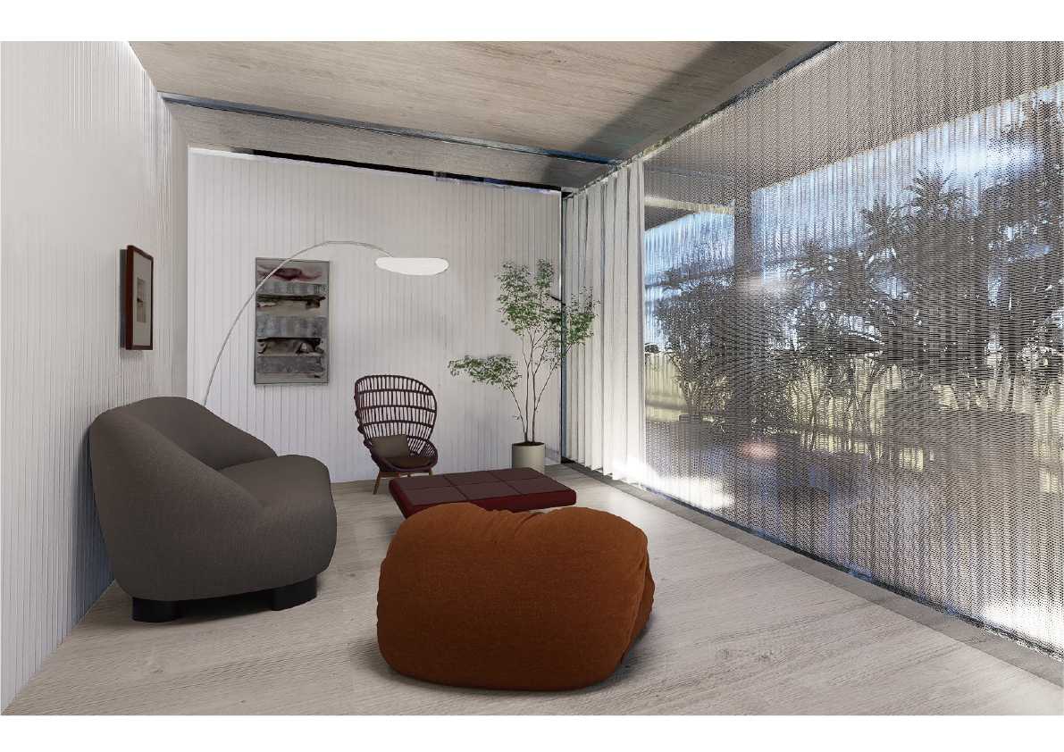 Interview room render: you will chat to the best consultants here in this lovely place, starring at the outside view, is this make you clam?