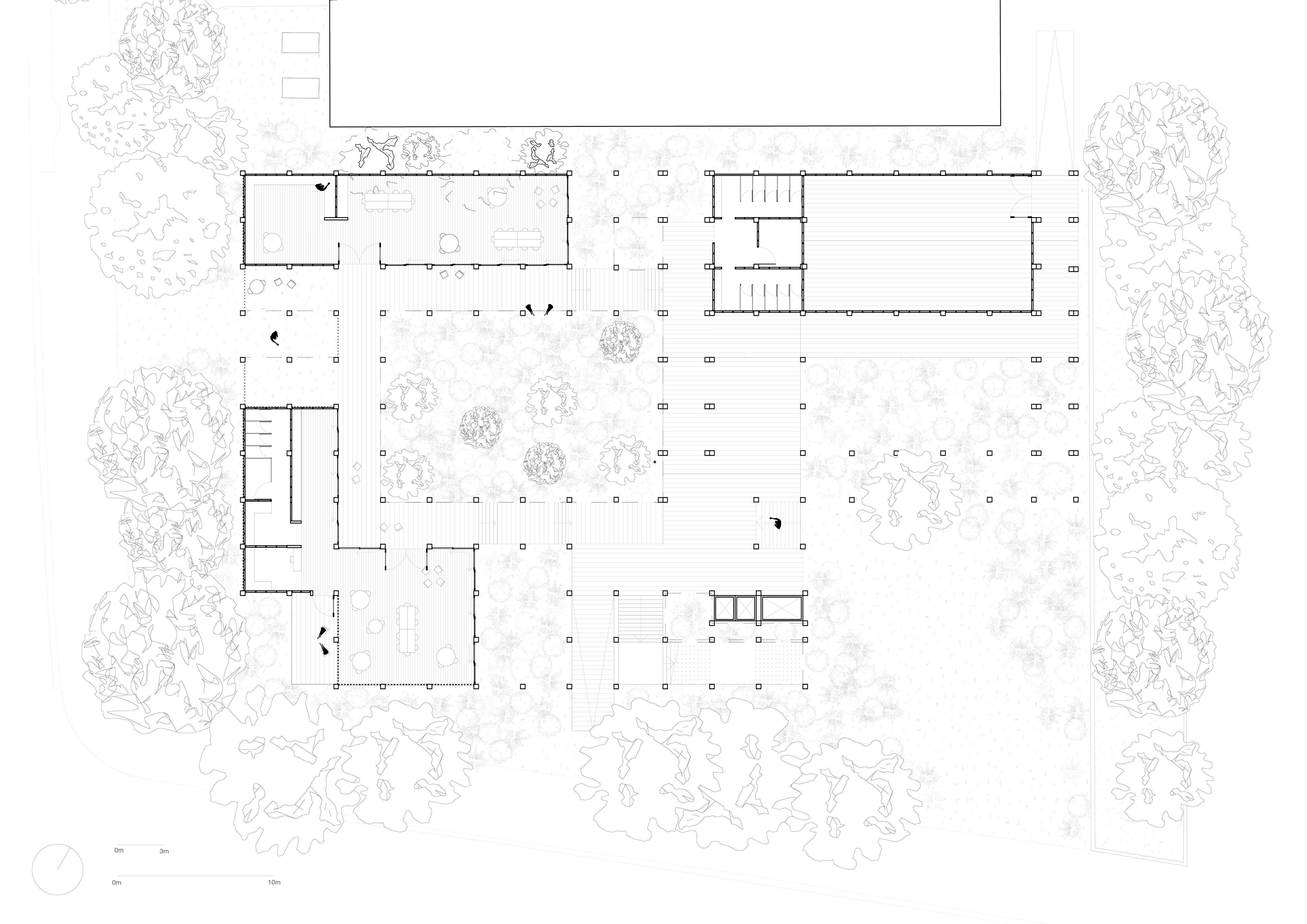 1:200 Ground floor plan