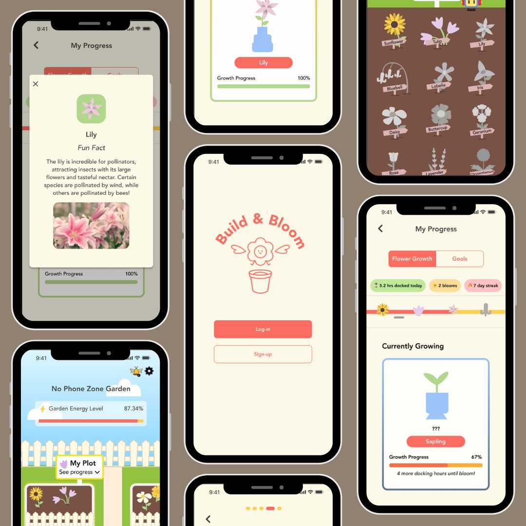 Garden and flower screens 