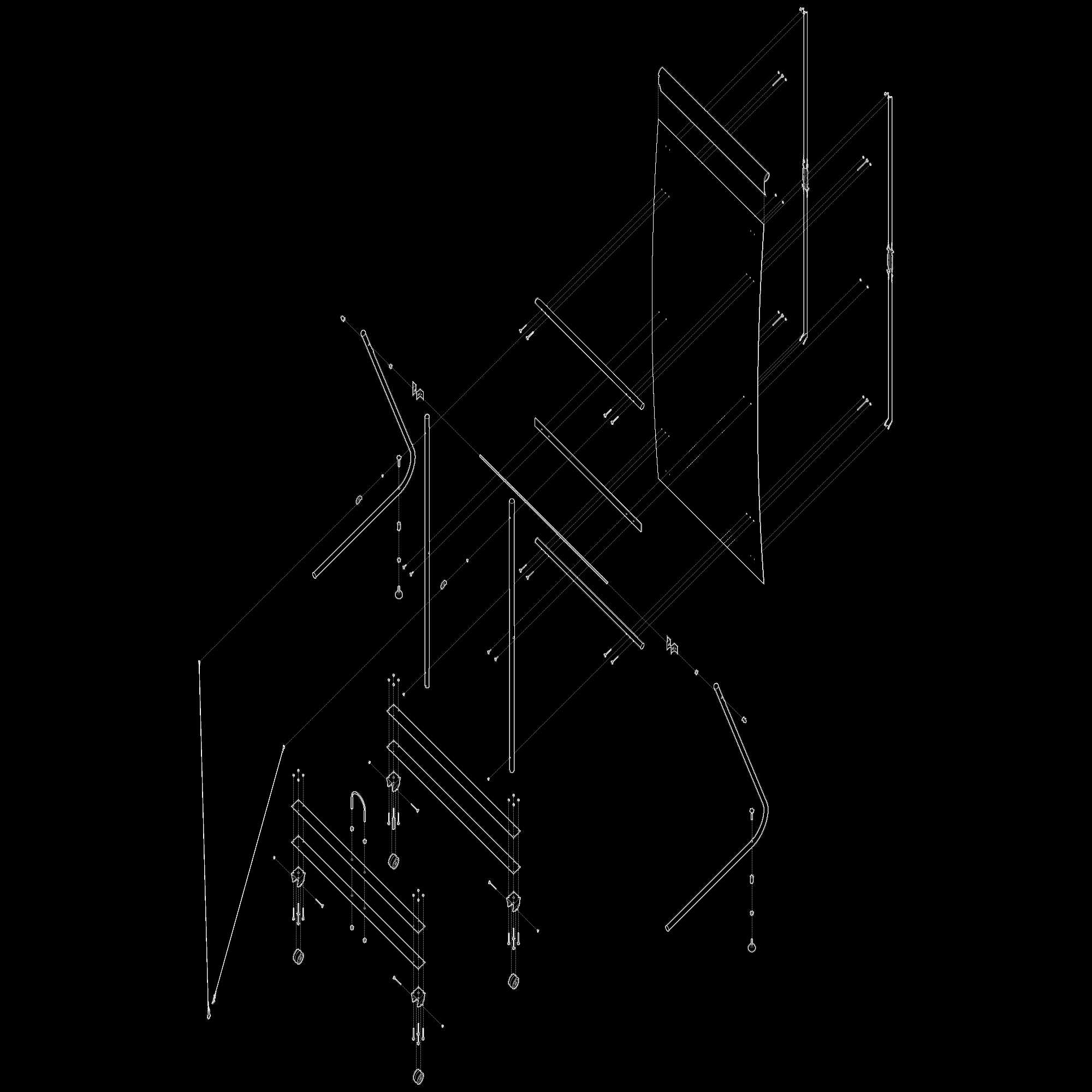 Assault Prototype Exploded Axonometric