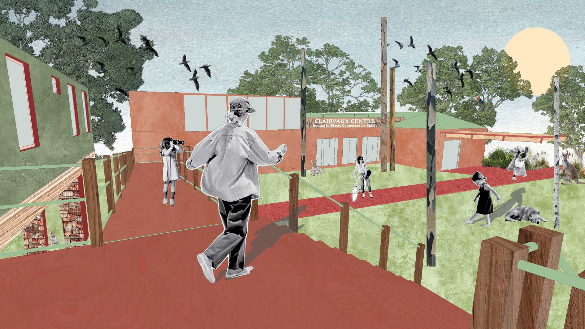 The housing is oriented around shared living, fostering a connected community where residents can grow, connect, and heal through collective spaces that support cultural exchange, wellbeing, and everyday interactions.