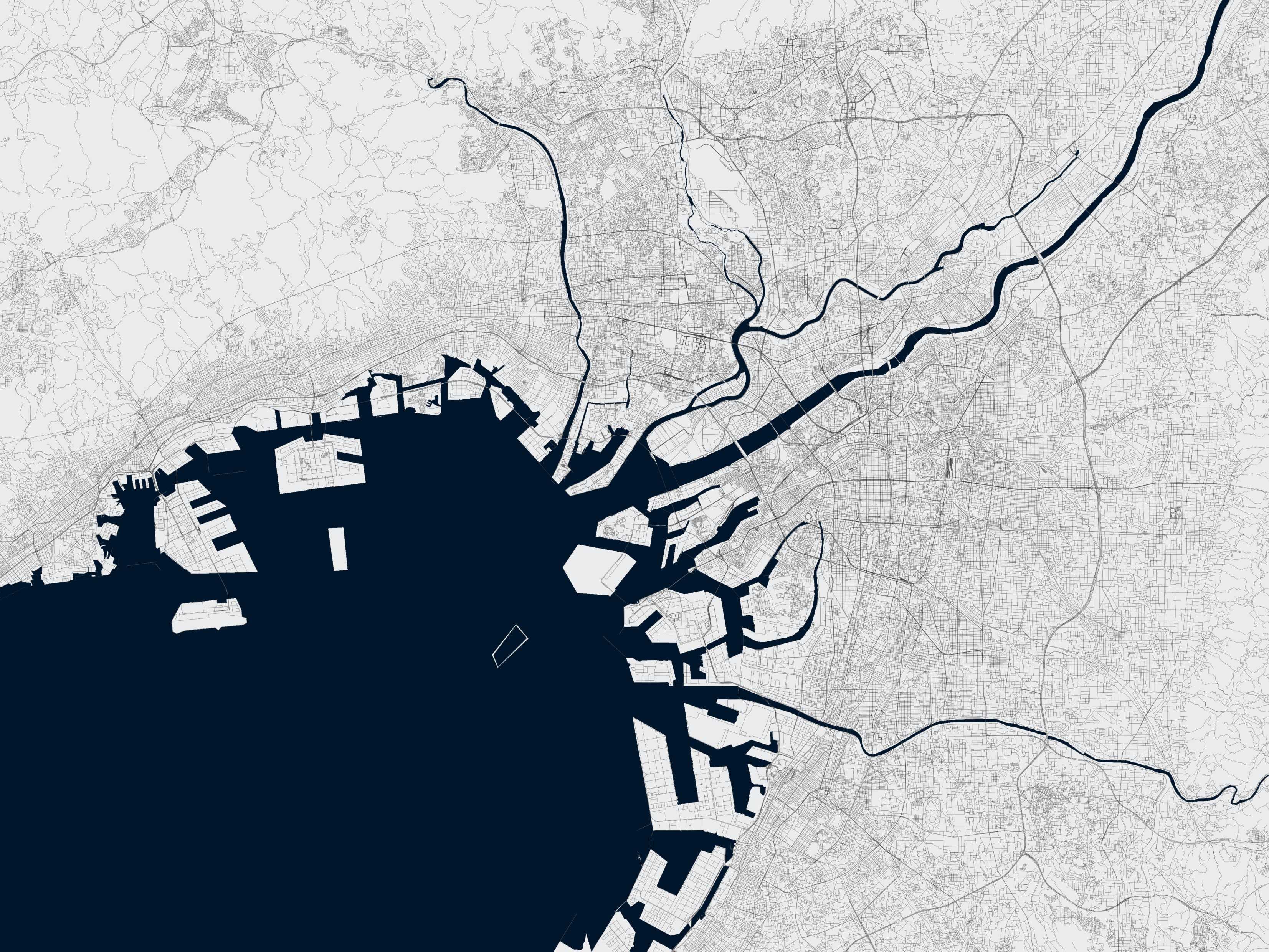 Constructed edge - Microcosm at Osaka Bay