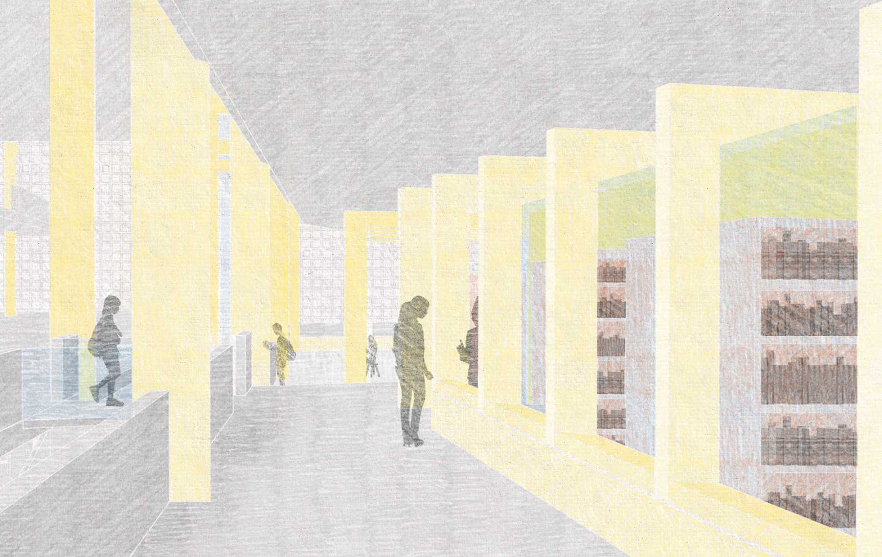 An archival library gently held by local blackbutt timbers.  The portal frames surround but do not enclose knowledge, keeping its connection with Country