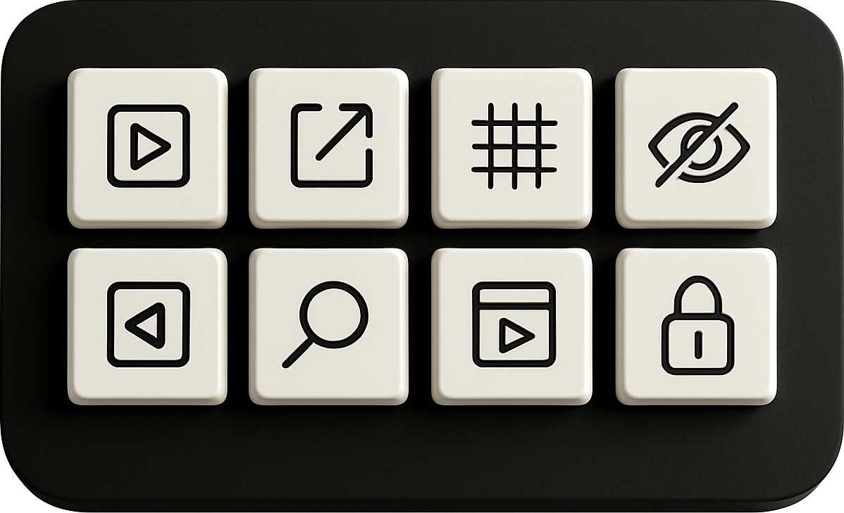 Pick and choose your tactile modalities.