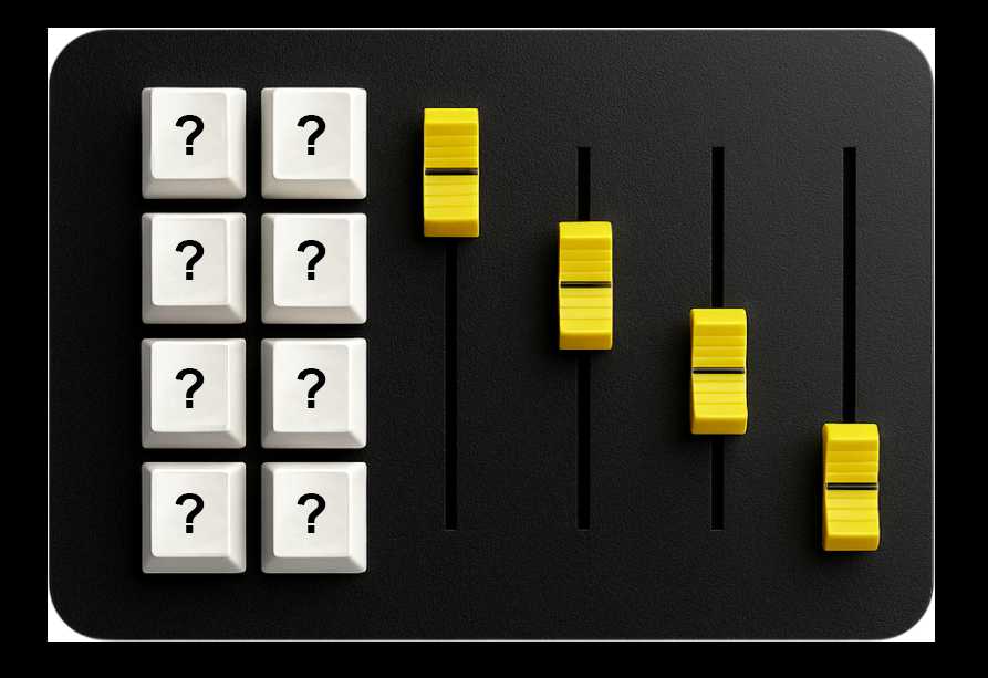 Customisable keys. Infinite possibilities.
