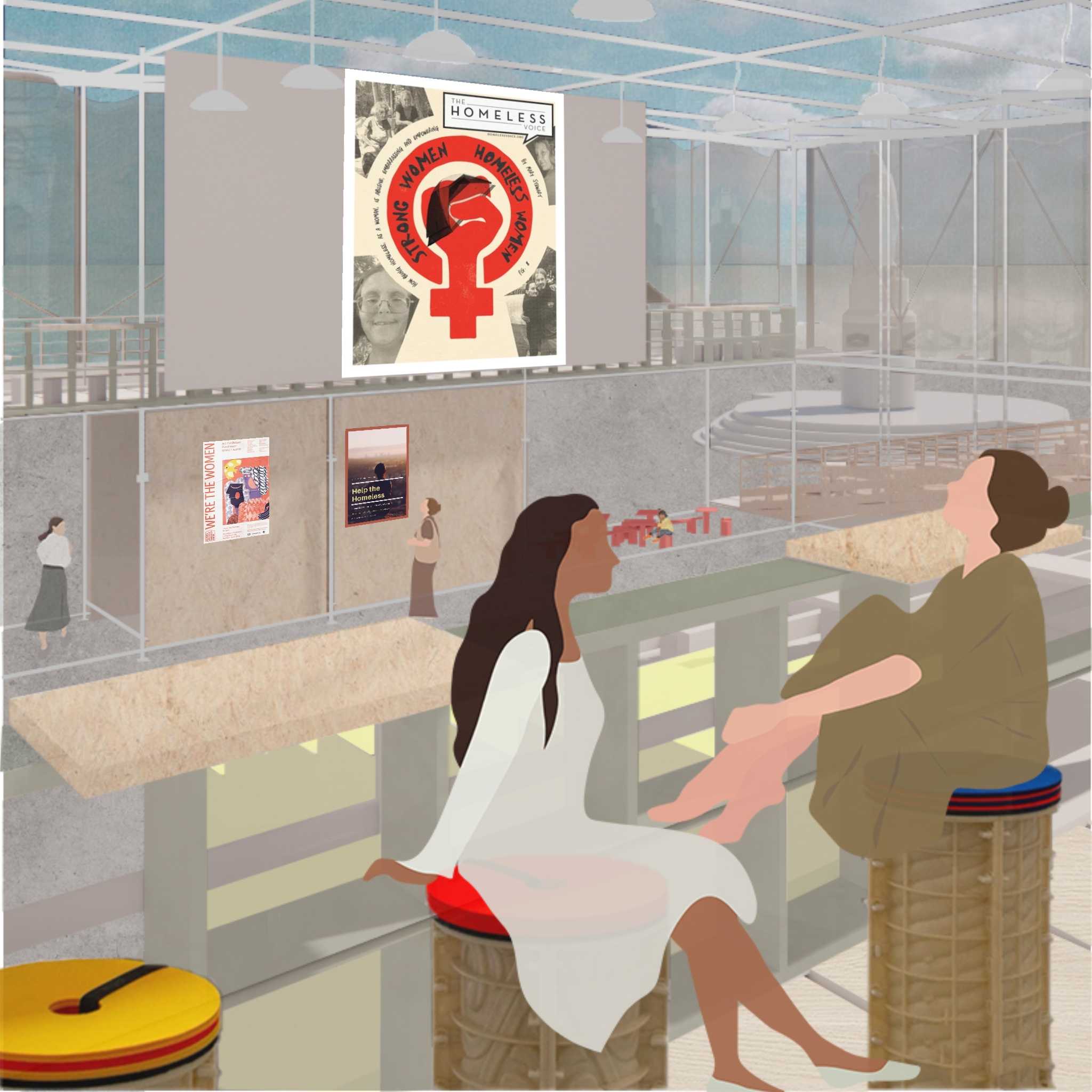 'Public' in Queen Square - Exhibition
An exhibition near Queen Square designed to address and raise awareness about homeless women, targeting the area’s main pedestrian flow.