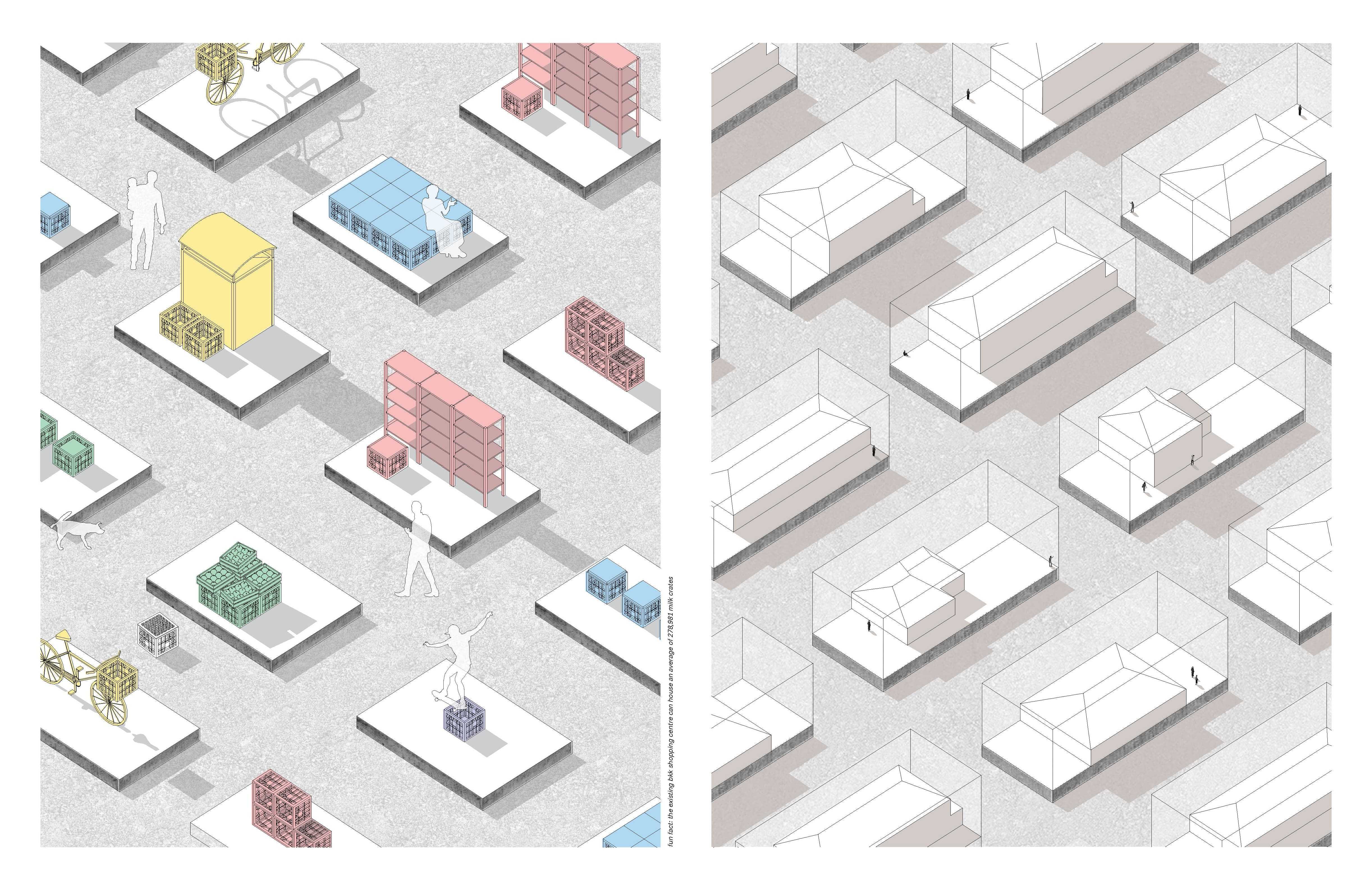 Museum of crates / Museum of houses