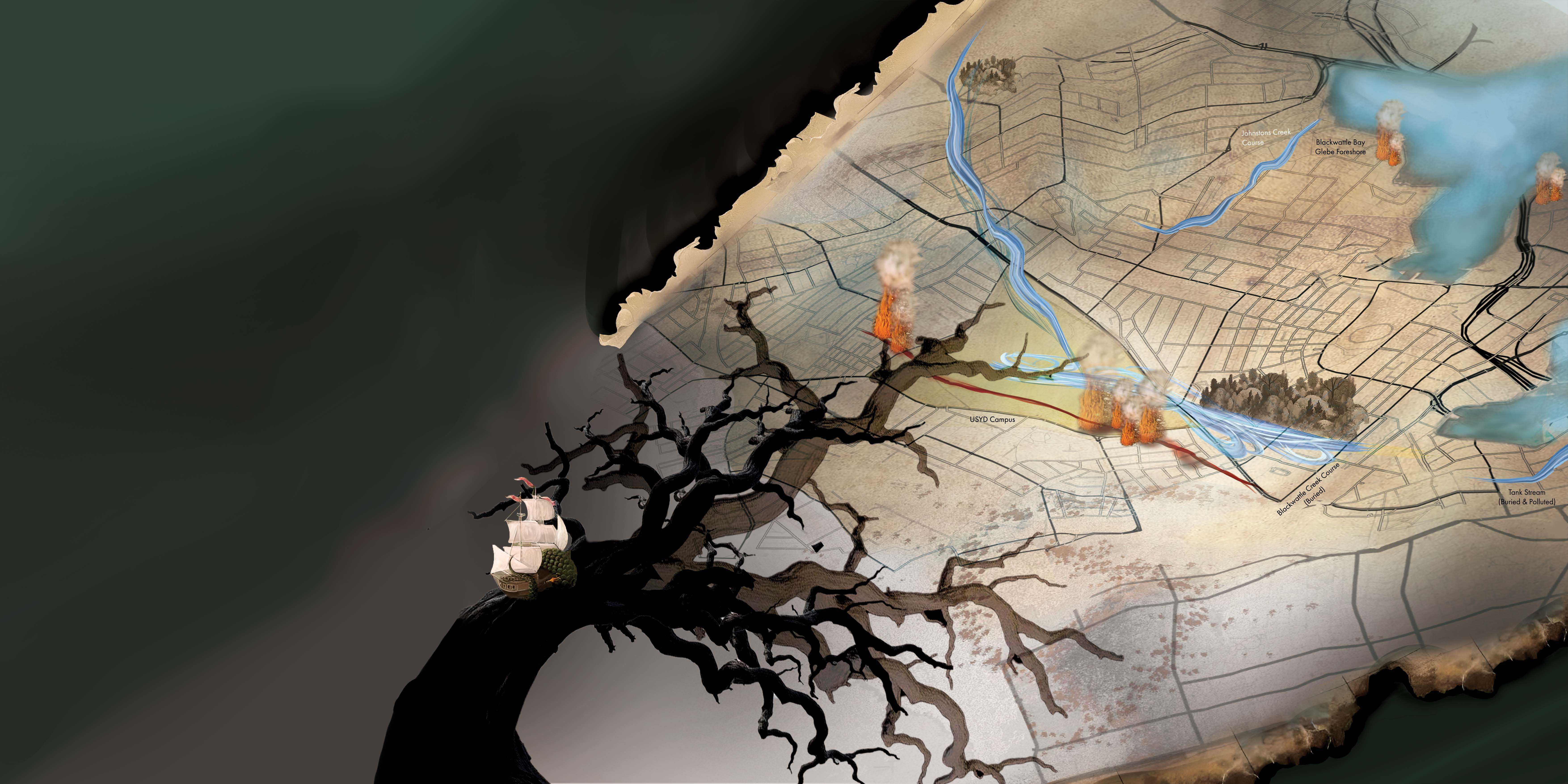 No paternity test is needed to know we inherit this land's inflicted failure. In our journey out of the abyss, still nothing can atone for the ruins we leave behind.