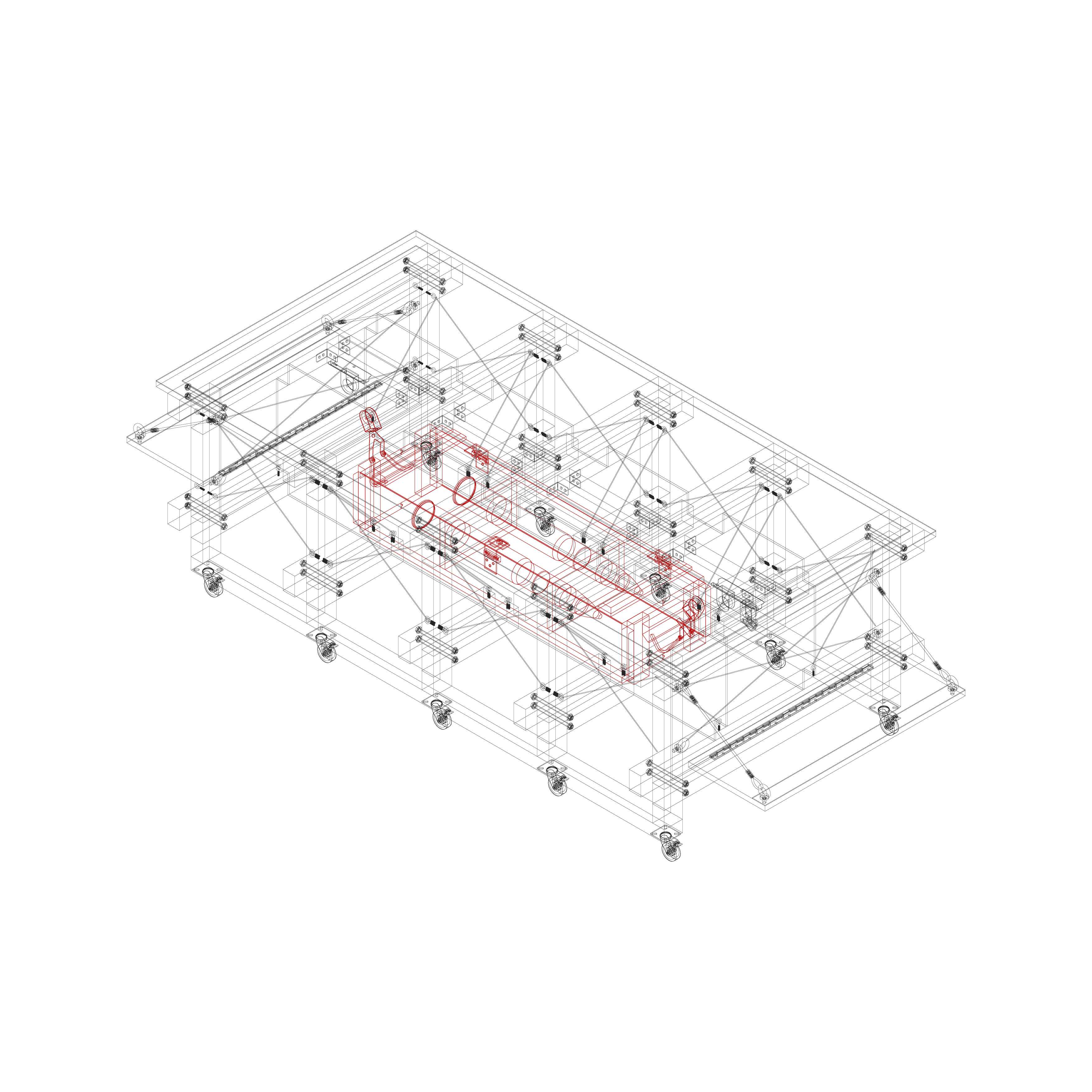 The structural make-up of the intervention is simplistic yet heavily considered and methodical. Each piece has a defined semiotic purpose and intent relating to operation.