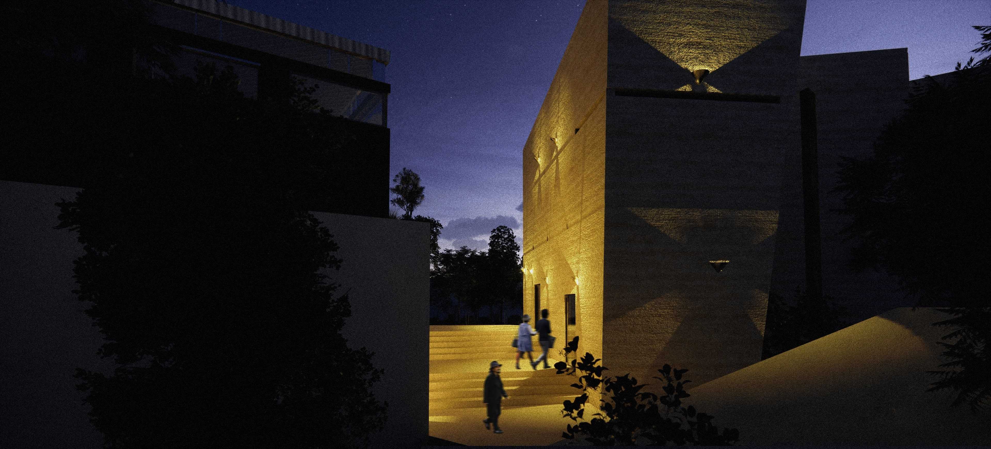 Mari Giba Centre, Night