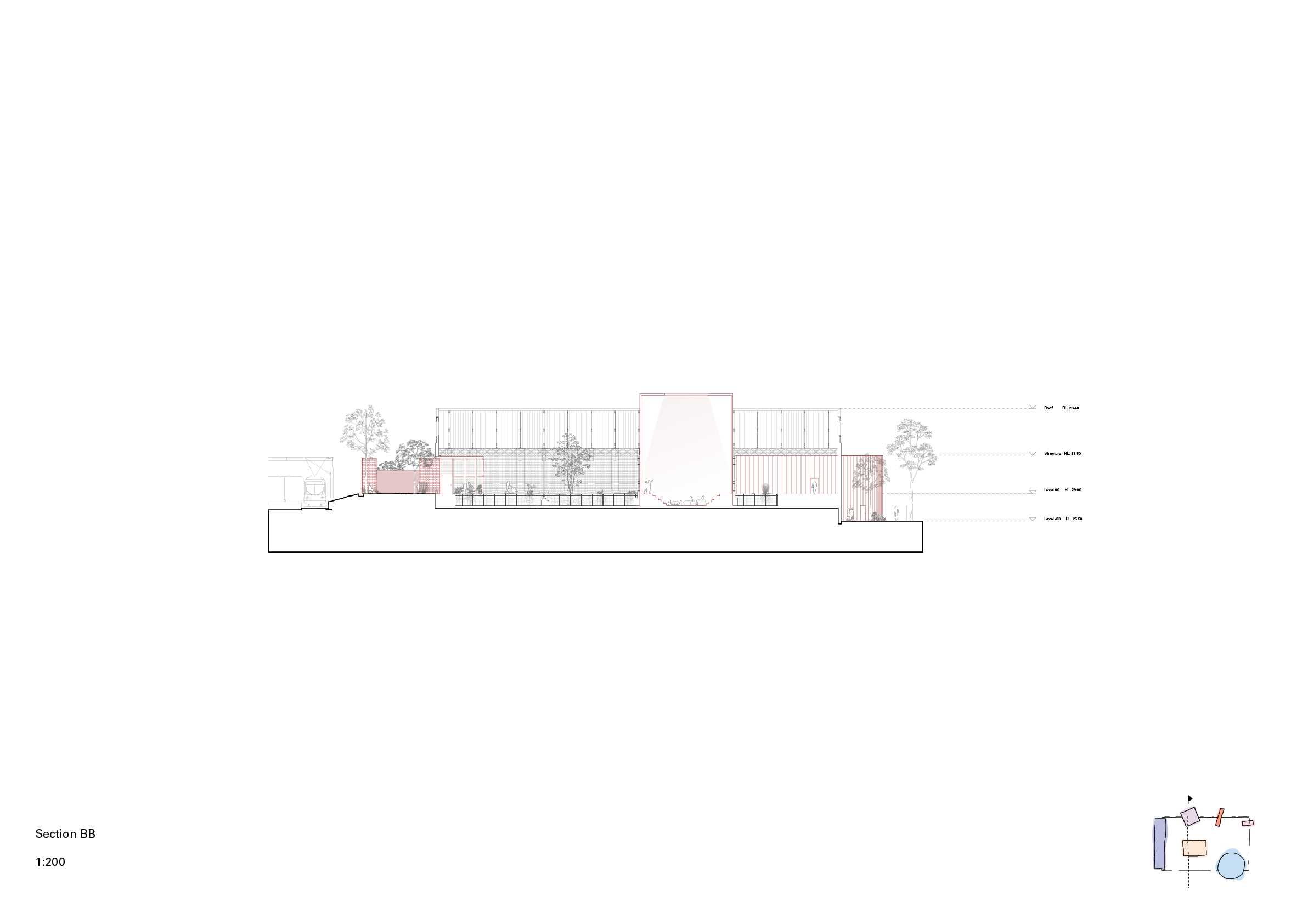 This project proposes the conversion of the dilapidated tram depot to an ‘inverted museum,’ whose architecture perforates the façade to help re-discover the world through the lens of a child. 