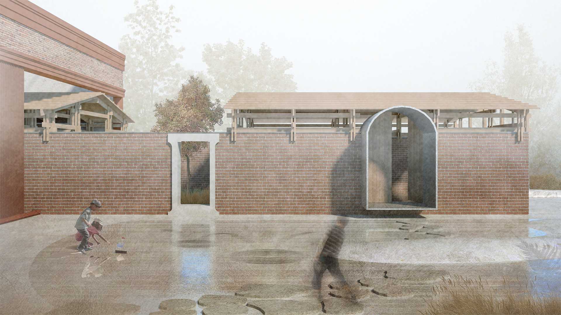 The story of this transformation,
from steel to stillness,
from machine hall to sanctuary,
from function to presence.
A reawakening begins not with force, but with a ripple,
small, deliberate, inevitable.