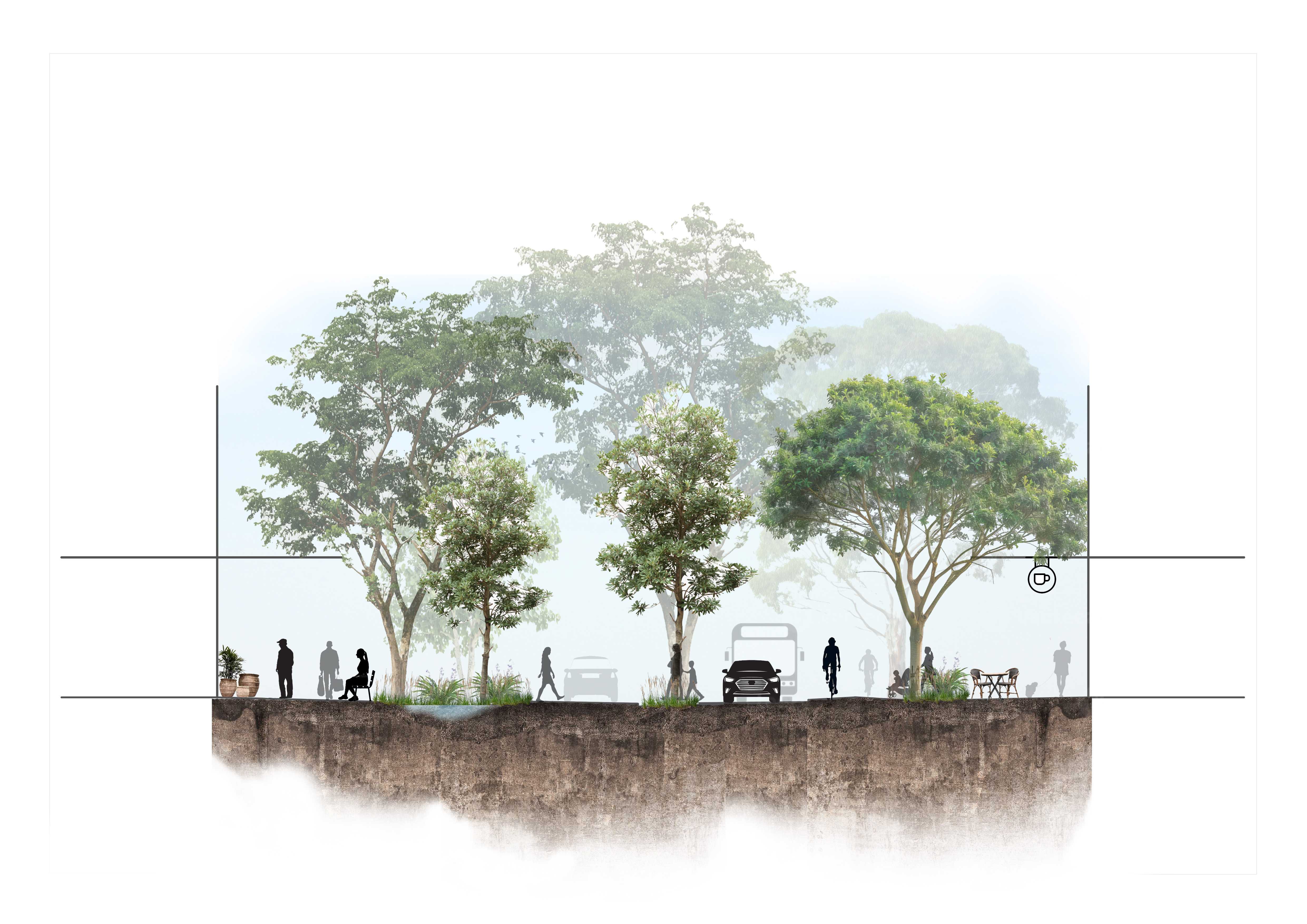 A look at South Street, the high street of the precinct and St Mary's, focused on improving the human experience and reducing vehicular traffic. 