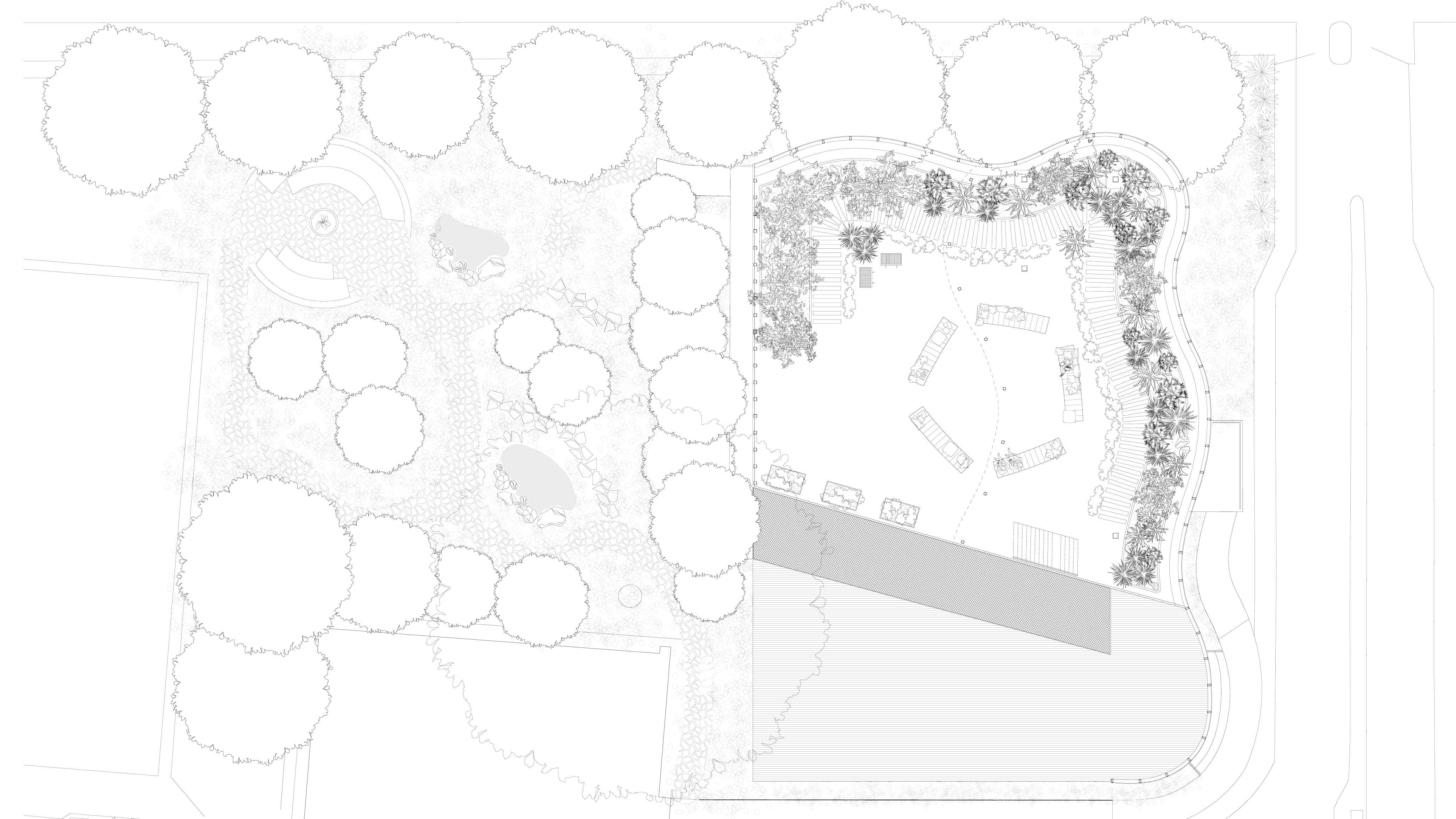 Roof Plan 1:100 on A1